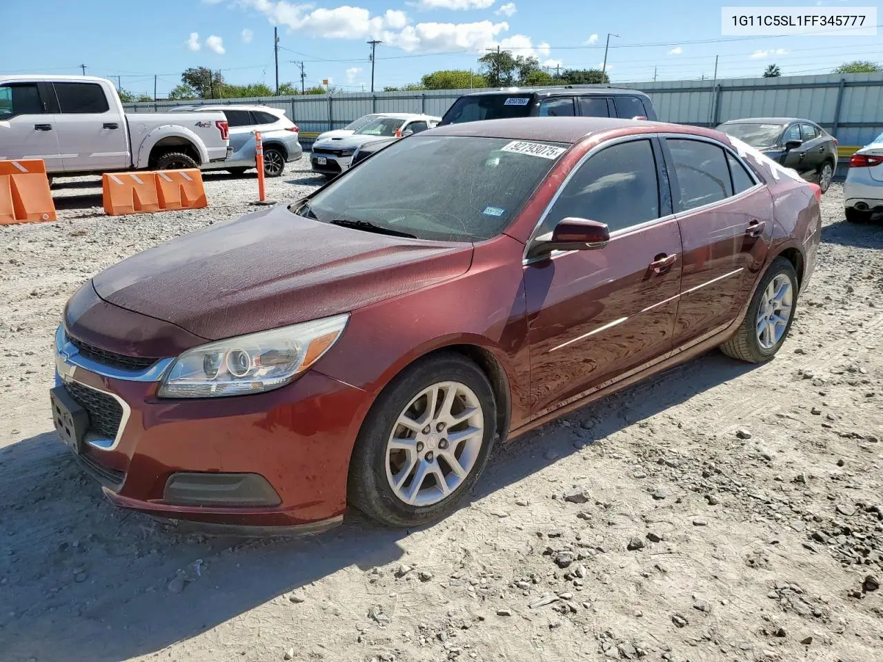 1G11C5SL1FF345777 2015 Chevrolet Malibu 1Lt