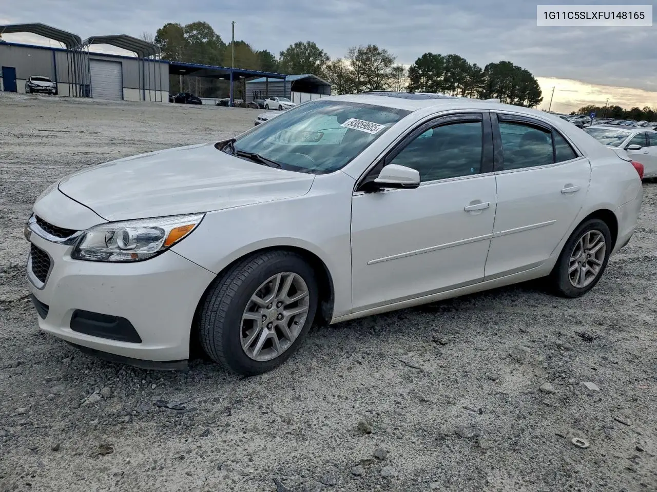 1G11C5SLXFU148165 2015 Chevrolet Malibu 1Lt