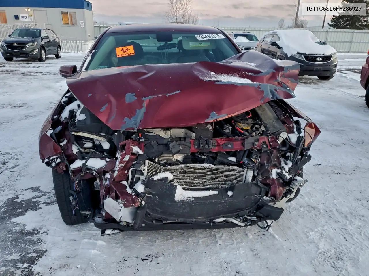 1G11C5SL5FF286927 2015 Chevrolet Malibu 1Lt