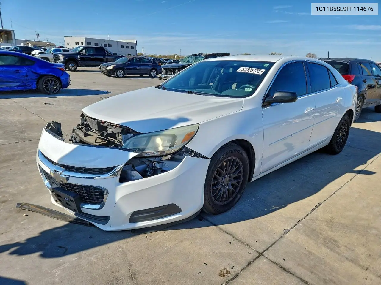 1G11B5SL9FF114676 2015 Chevrolet Malibu Ls