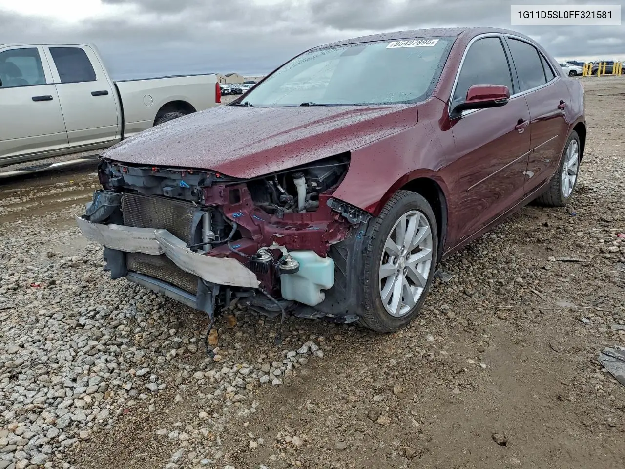 1G11D5SL0FF321581 2015 Chevrolet Malibu 2Lt