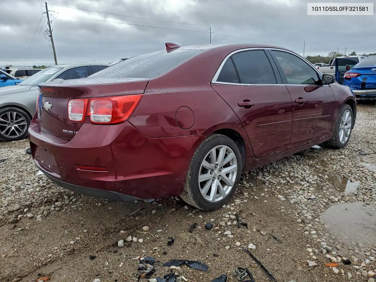 1G11D5SL0FF321581 2015 Chevrolet Malibu 2Lt
