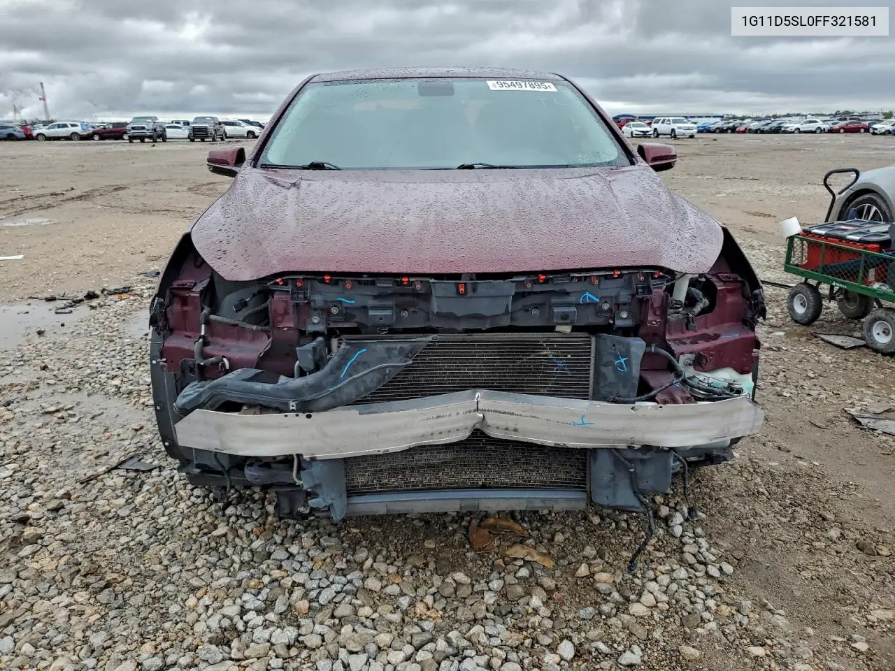 1G11D5SL0FF321581 2015 Chevrolet Malibu 2Lt
