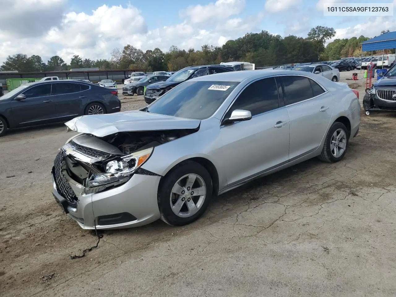 1G11C5SA9GF123763 2016 Chevrolet Malibu Limited Lt