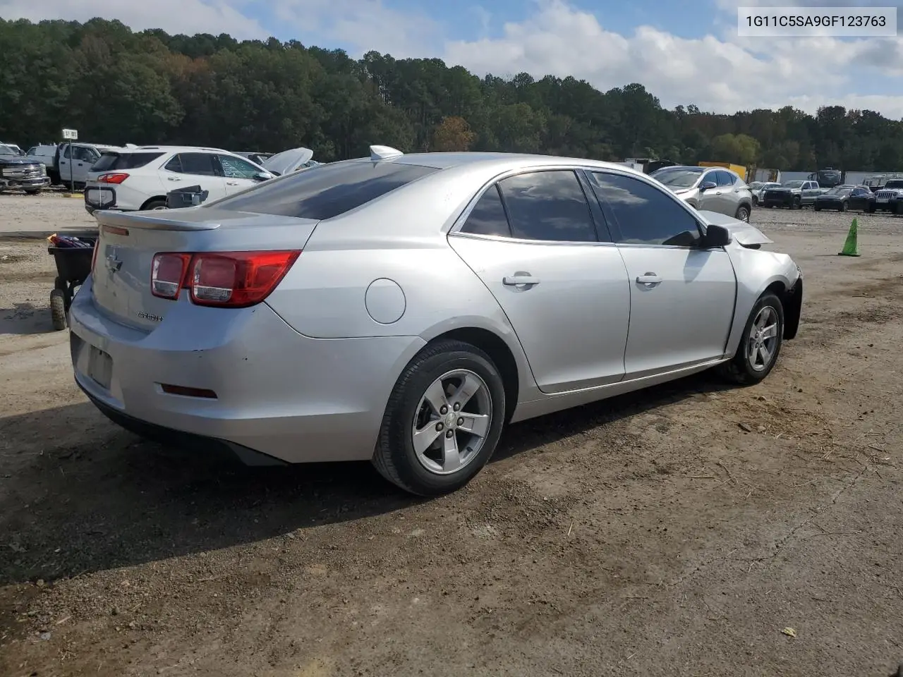 1G11C5SA9GF123763 2016 Chevrolet Malibu Limited Lt