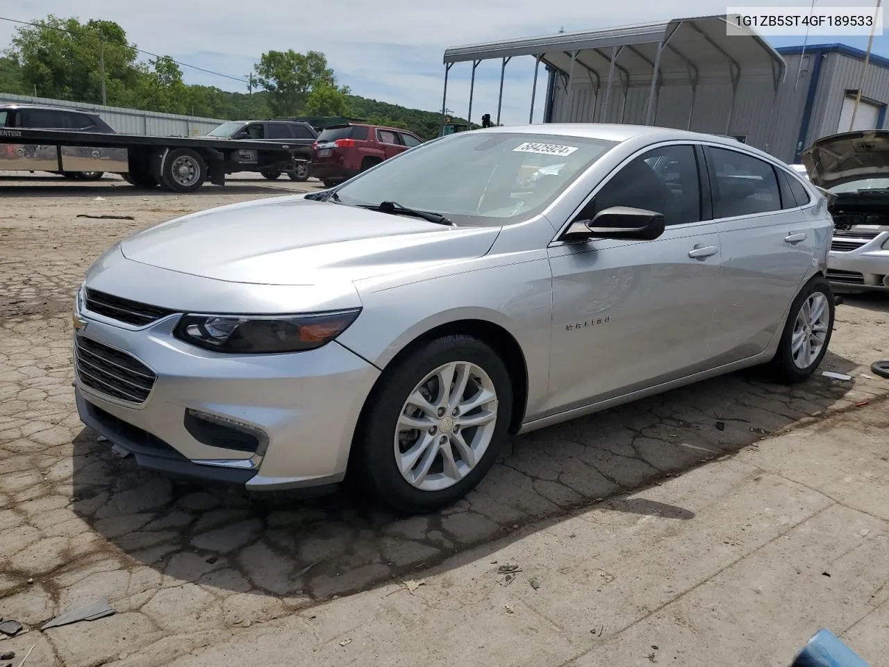 2016 Chevrolet Malibu Ls VIN: 1G1ZB5ST4GF189533 Lot: 58425924