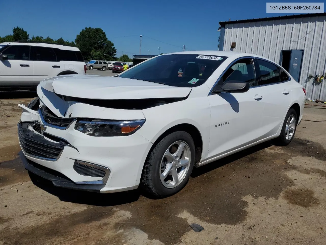 2016 Chevrolet Malibu Ls VIN: 1G1ZB5ST6GF250784 Lot: 58768504