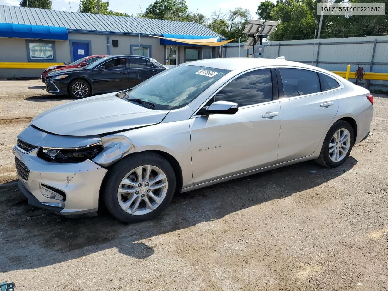 2016 Chevrolet Malibu Lt VIN: 1G1ZE5ST4GF221680 Lot: 67375594