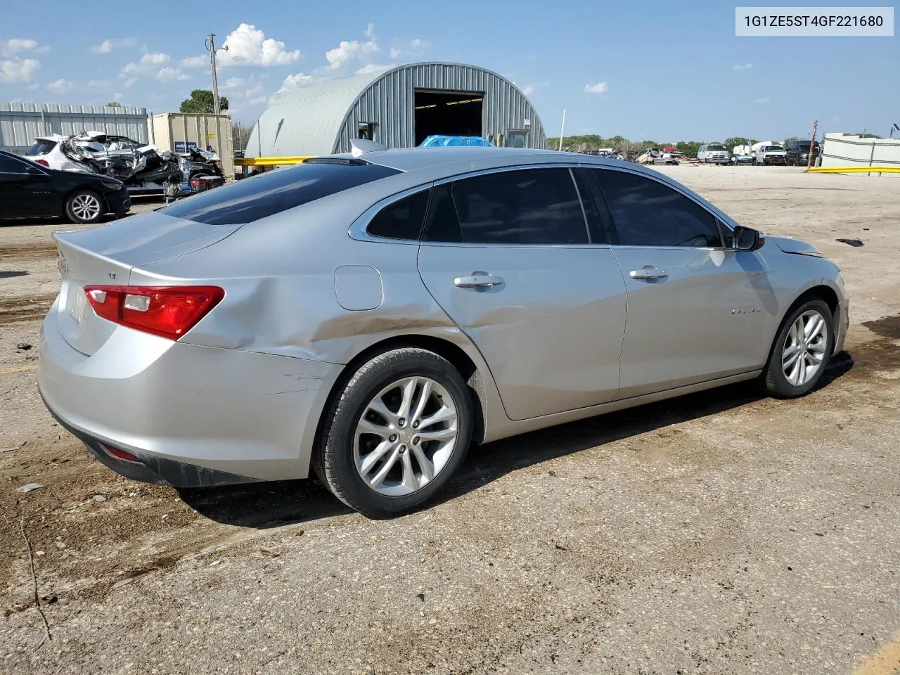 2016 Chevrolet Malibu Lt VIN: 1G1ZE5ST4GF221680 Lot: 67375594