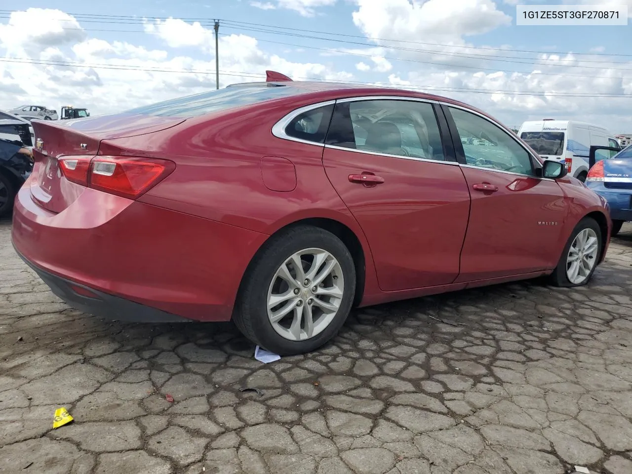 2016 Chevrolet Malibu Lt VIN: 1G1ZE5ST3GF270871 Lot: 68003504