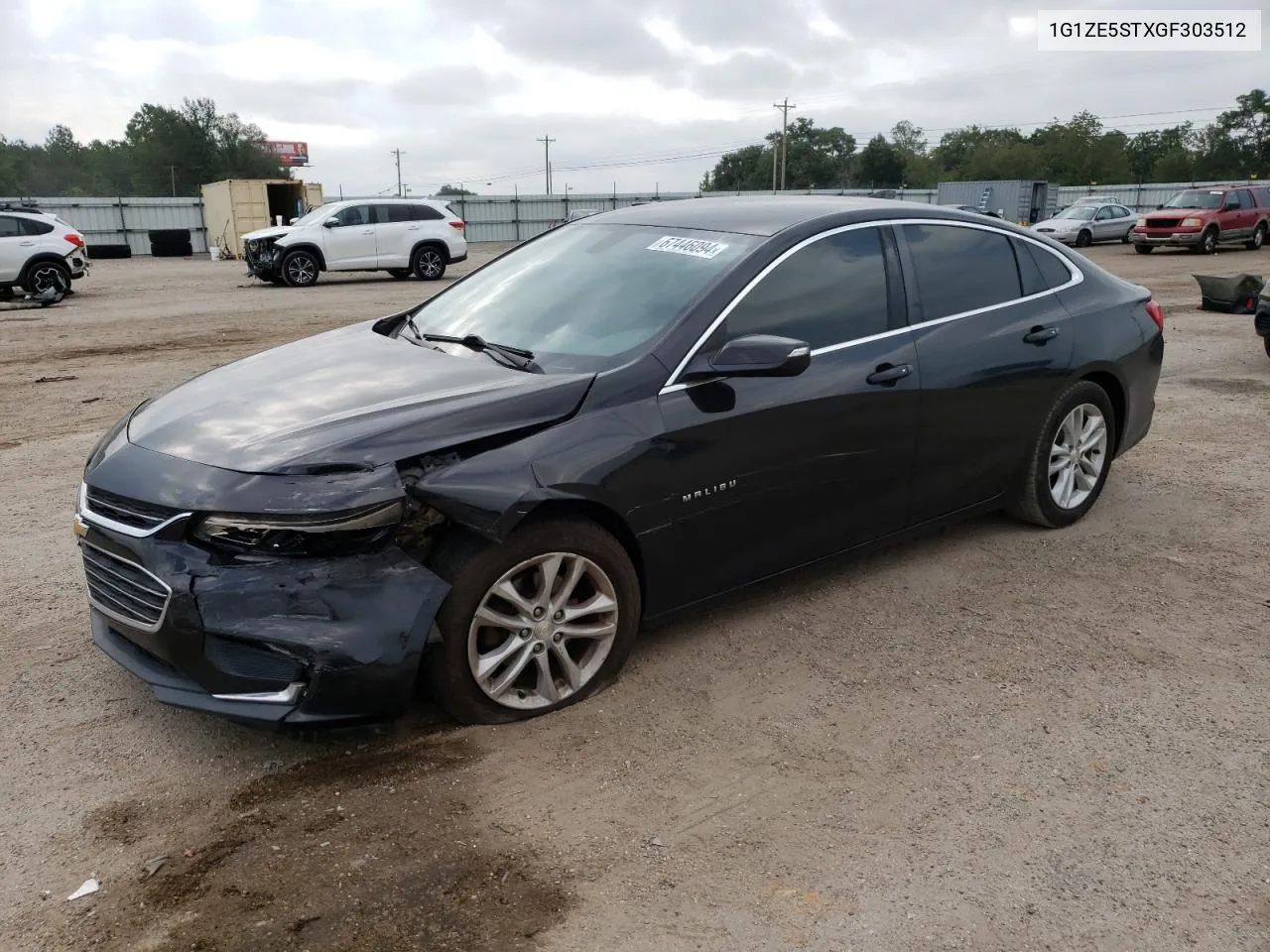 1G1ZE5STXGF303512 2016 Chevrolet Malibu Lt