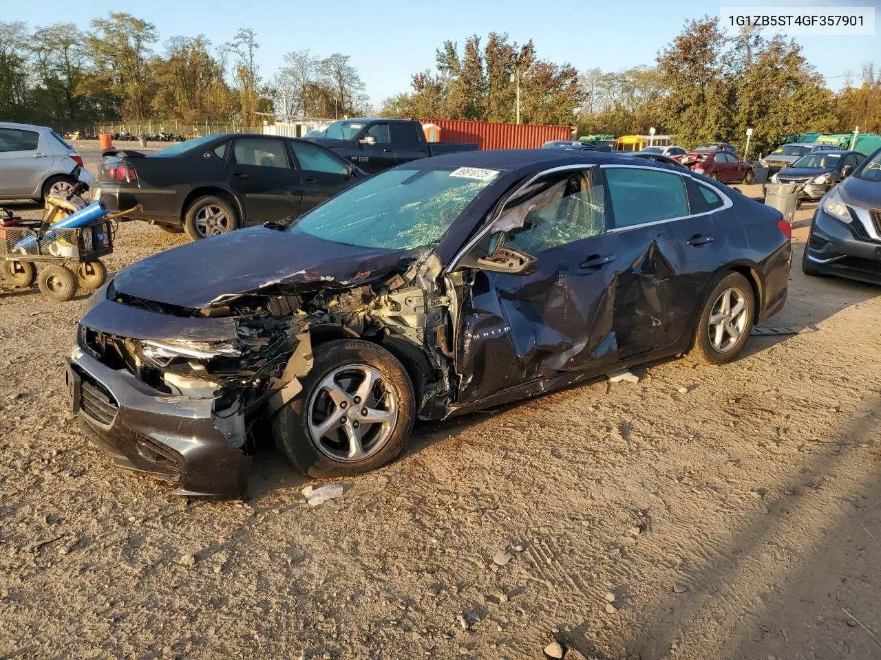 1G1ZB5ST4GF357901 2016 Chevrolet Malibu Ls
