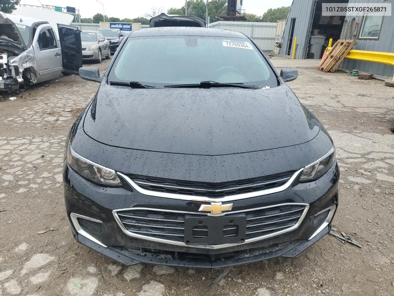 2016 Chevrolet Malibu Ls VIN: 1G1ZB5STXGF265871 Lot: 72769364