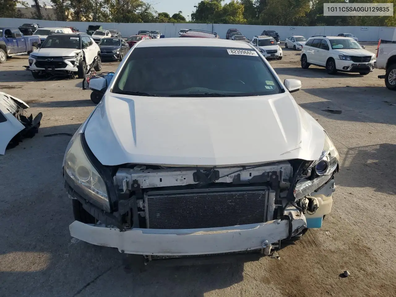 1G11C5SA0GU129835 2016 Chevrolet Malibu Limited Lt