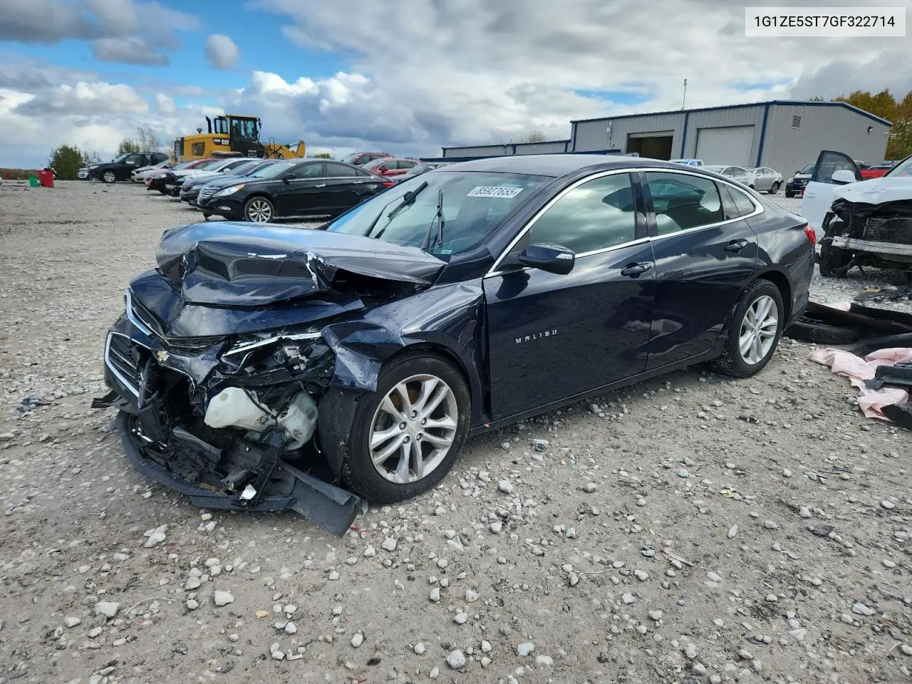 1G1ZE5ST7GF322714 2016 Chevrolet Malibu Lt