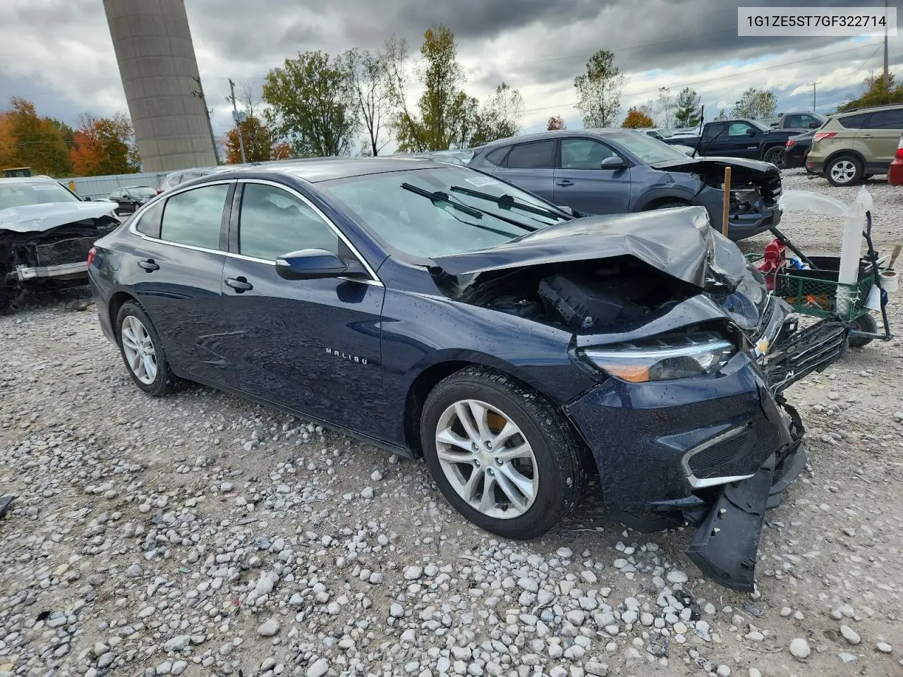1G1ZE5ST7GF322714 2016 Chevrolet Malibu Lt