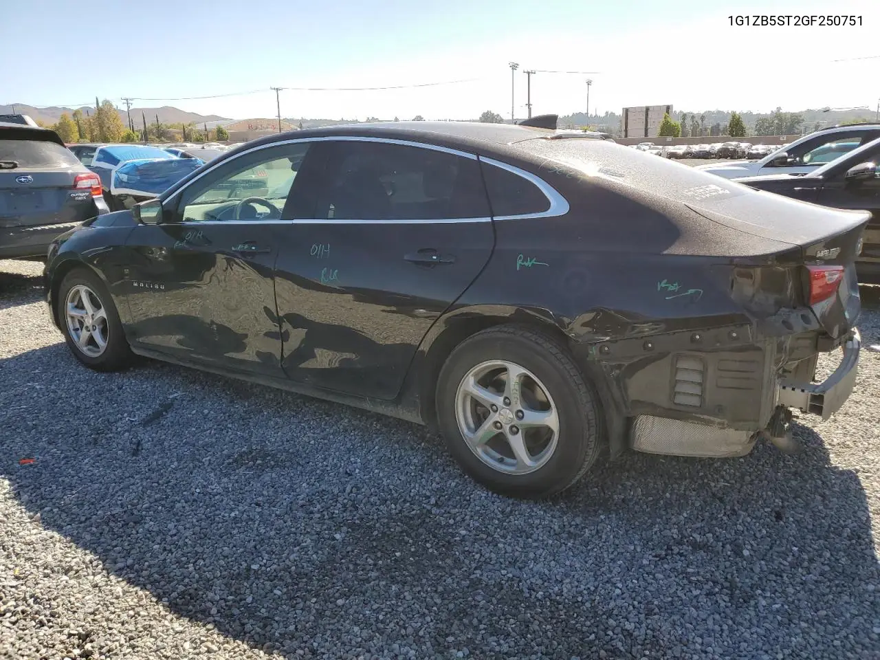 1G1ZB5ST2GF250751 2016 Chevrolet Malibu Ls