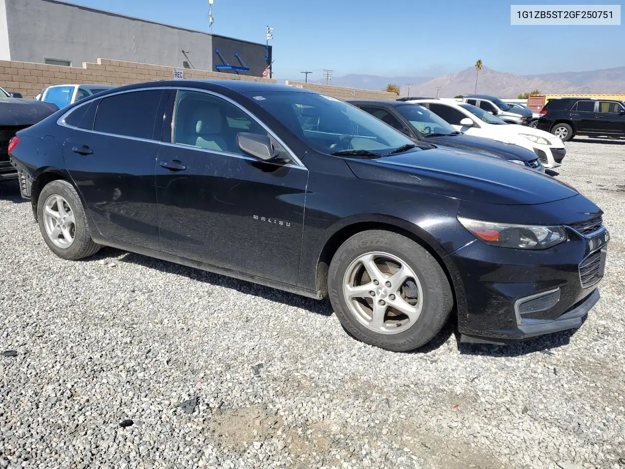 1G1ZB5ST2GF250751 2016 Chevrolet Malibu Ls