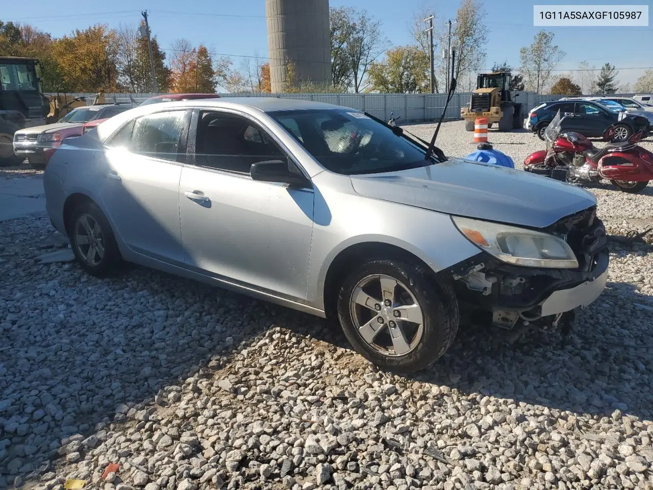 1G11A5SAXGF105987 2016 Chevrolet Malibu Limited Ls