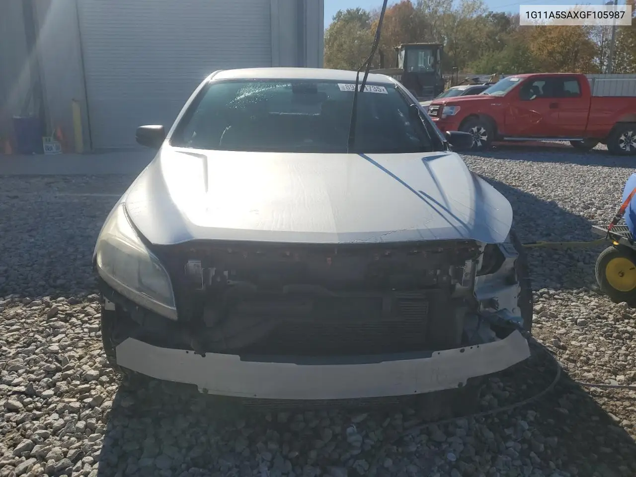 1G11A5SAXGF105987 2016 Chevrolet Malibu Limited Ls