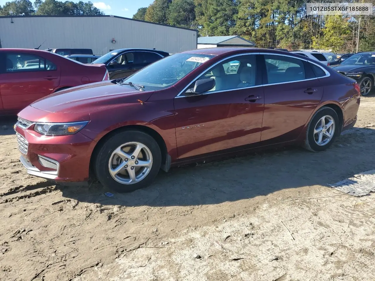 1G1ZB5STXGF185888 2016 Chevrolet Malibu Ls