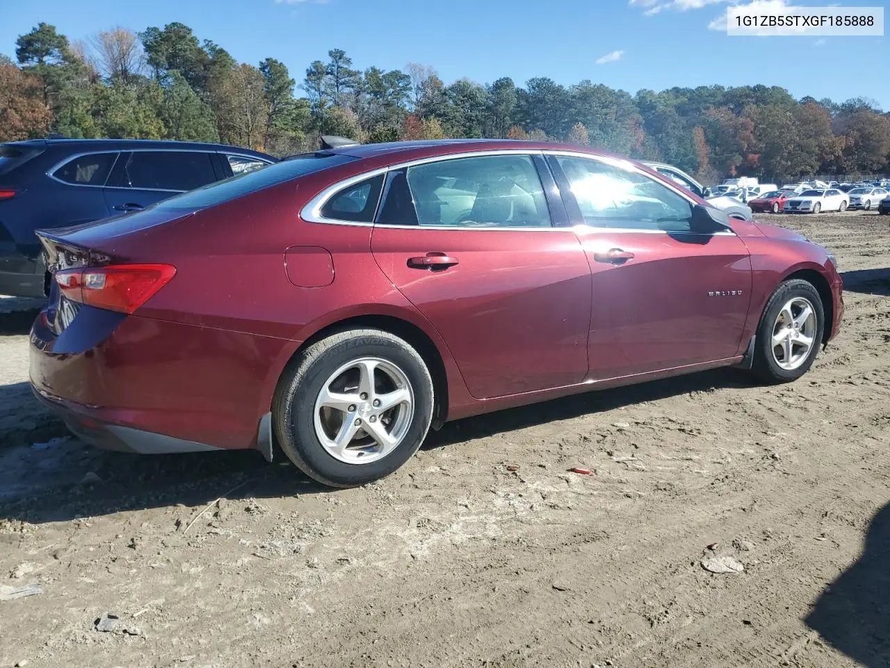 1G1ZB5STXGF185888 2016 Chevrolet Malibu Ls