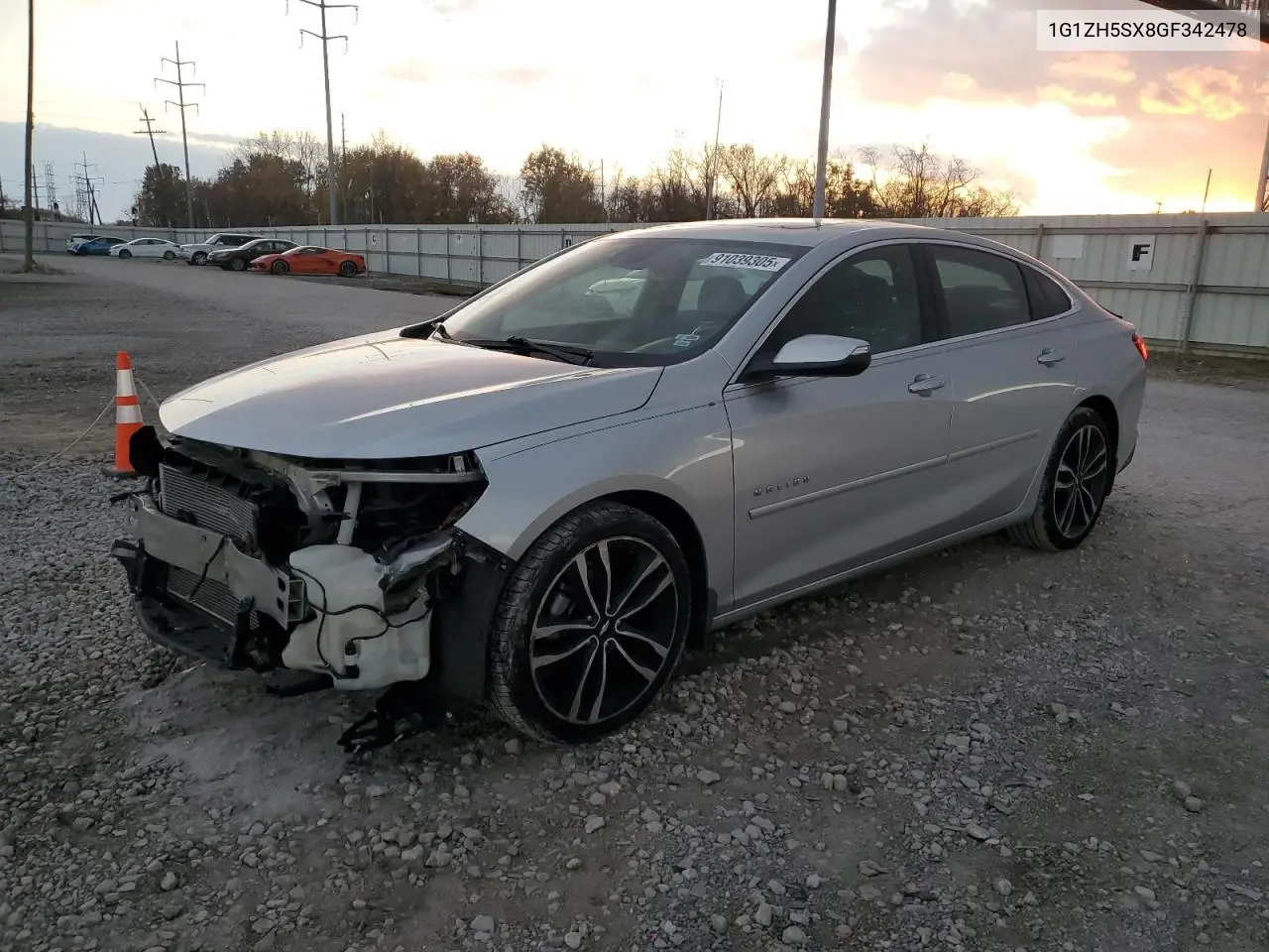 1G1ZH5SX8GF342478 2016 Chevrolet Malibu Premier