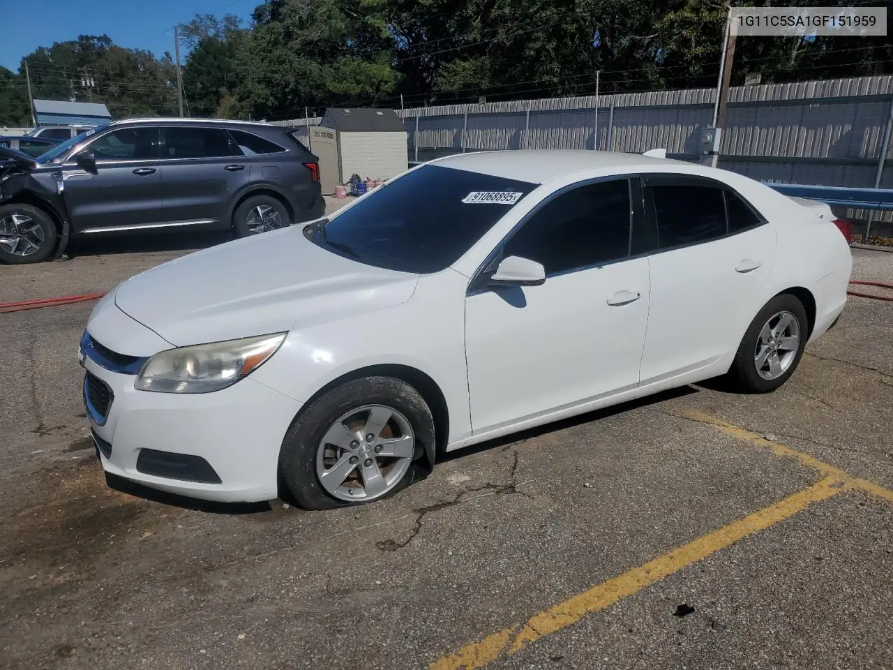 1G11C5SA1GF151959 2016 Chevrolet Malibu Limited Lt