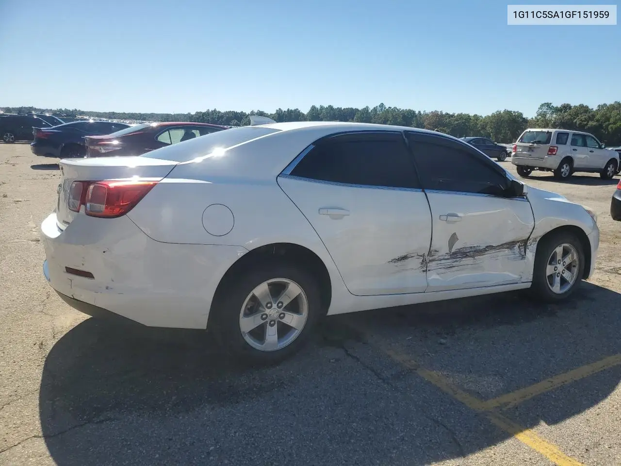 1G11C5SA1GF151959 2016 Chevrolet Malibu Limited Lt