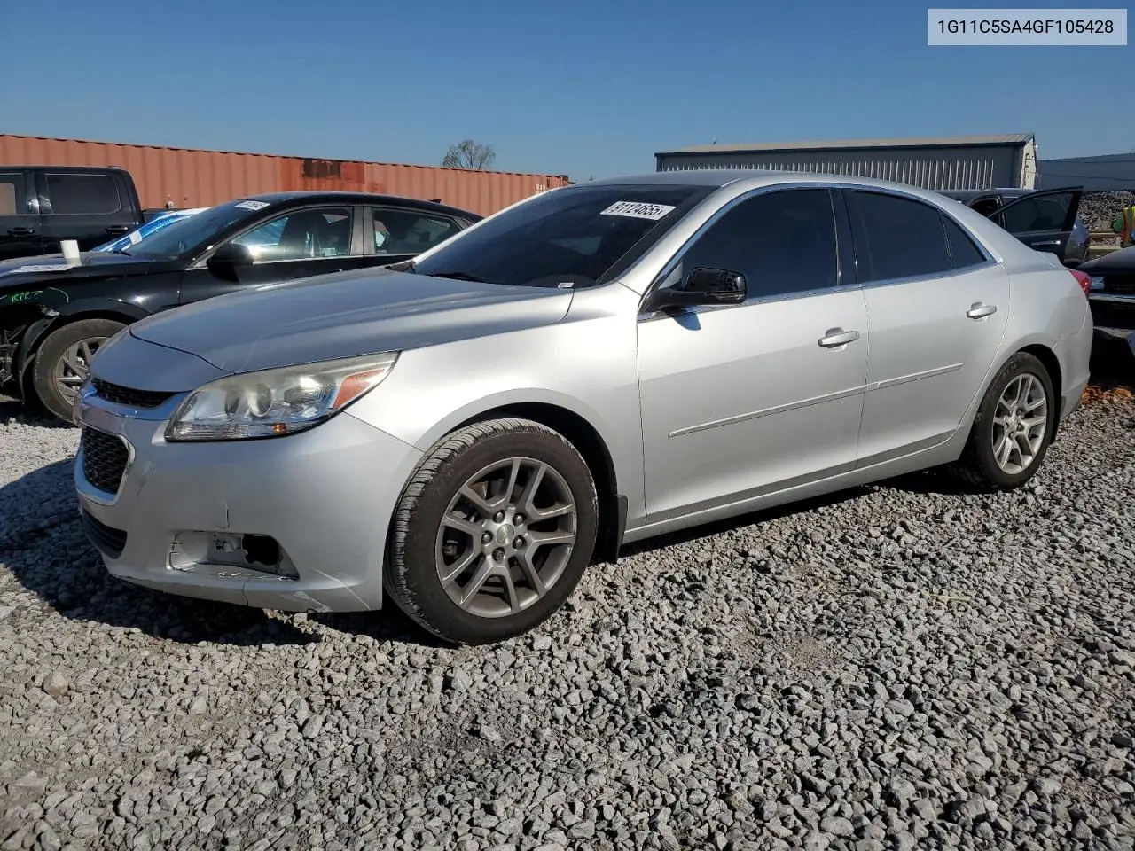 1G11C5SA4GF105428 2016 Chevrolet Malibu Limited Lt