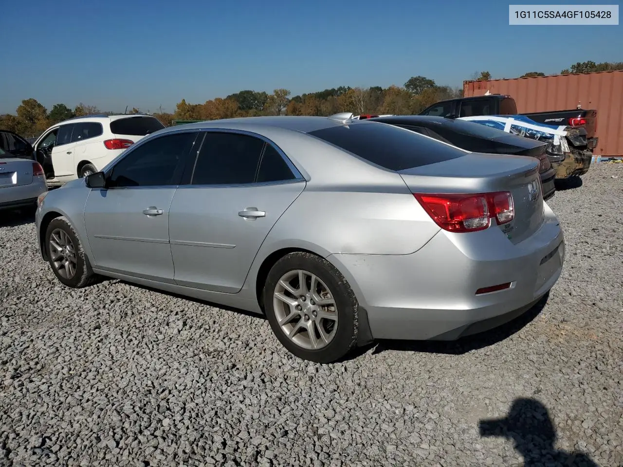1G11C5SA4GF105428 2016 Chevrolet Malibu Limited Lt