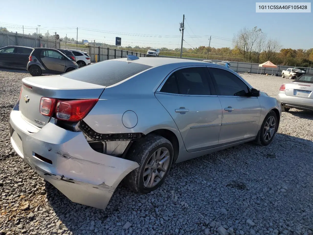1G11C5SA4GF105428 2016 Chevrolet Malibu Limited Lt