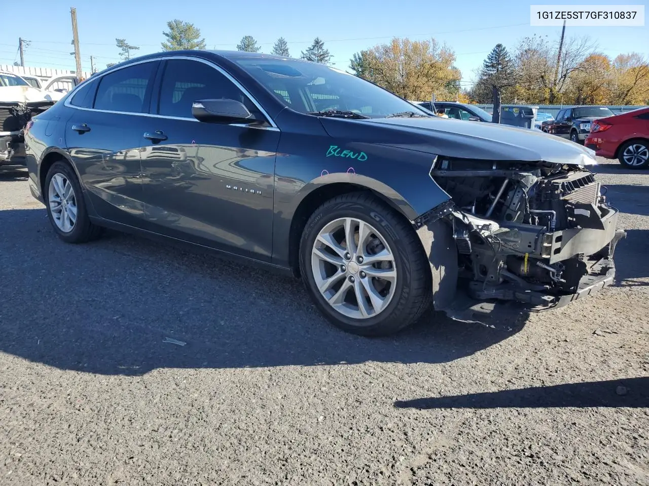 1G1ZE5ST7GF310837 2016 Chevrolet Malibu Lt