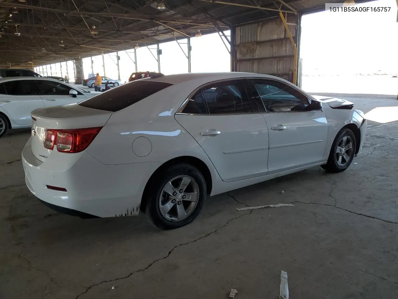 1G11B5SA0GF165757 2016 Chevrolet Malibu Limited Ls