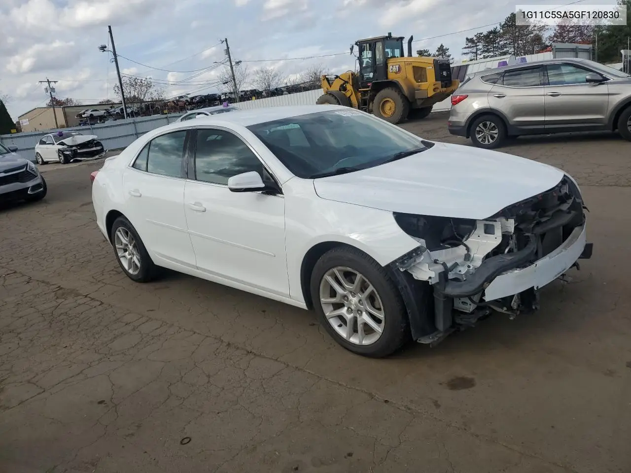 1G11C5SA5GF120830 2016 Chevrolet Malibu Limited Lt