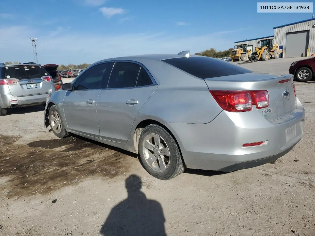 1G11C5SA7GF134938 2016 Chevrolet Malibu Limited Lt