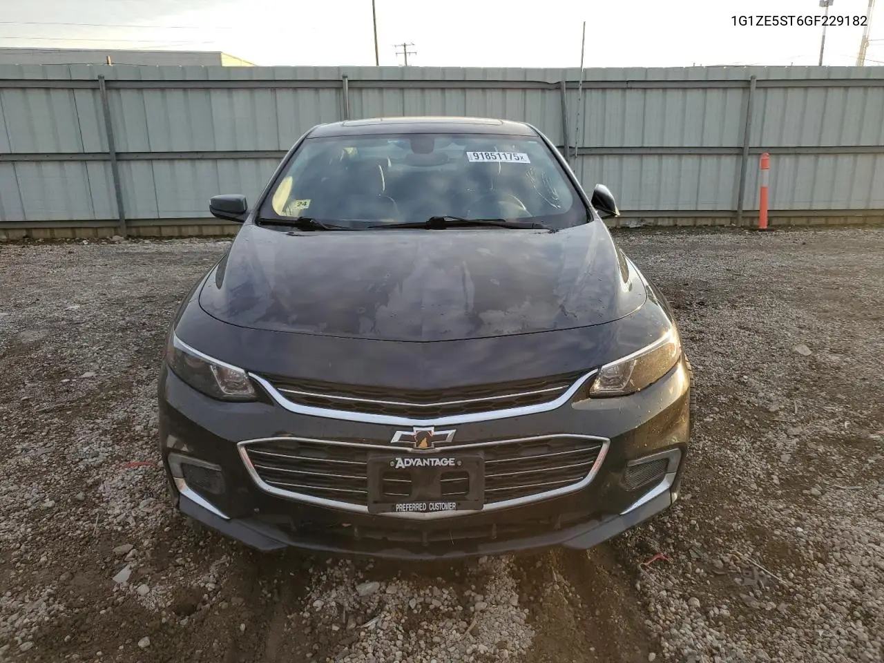 1G1ZE5ST6GF229182 2016 Chevrolet Malibu Lt