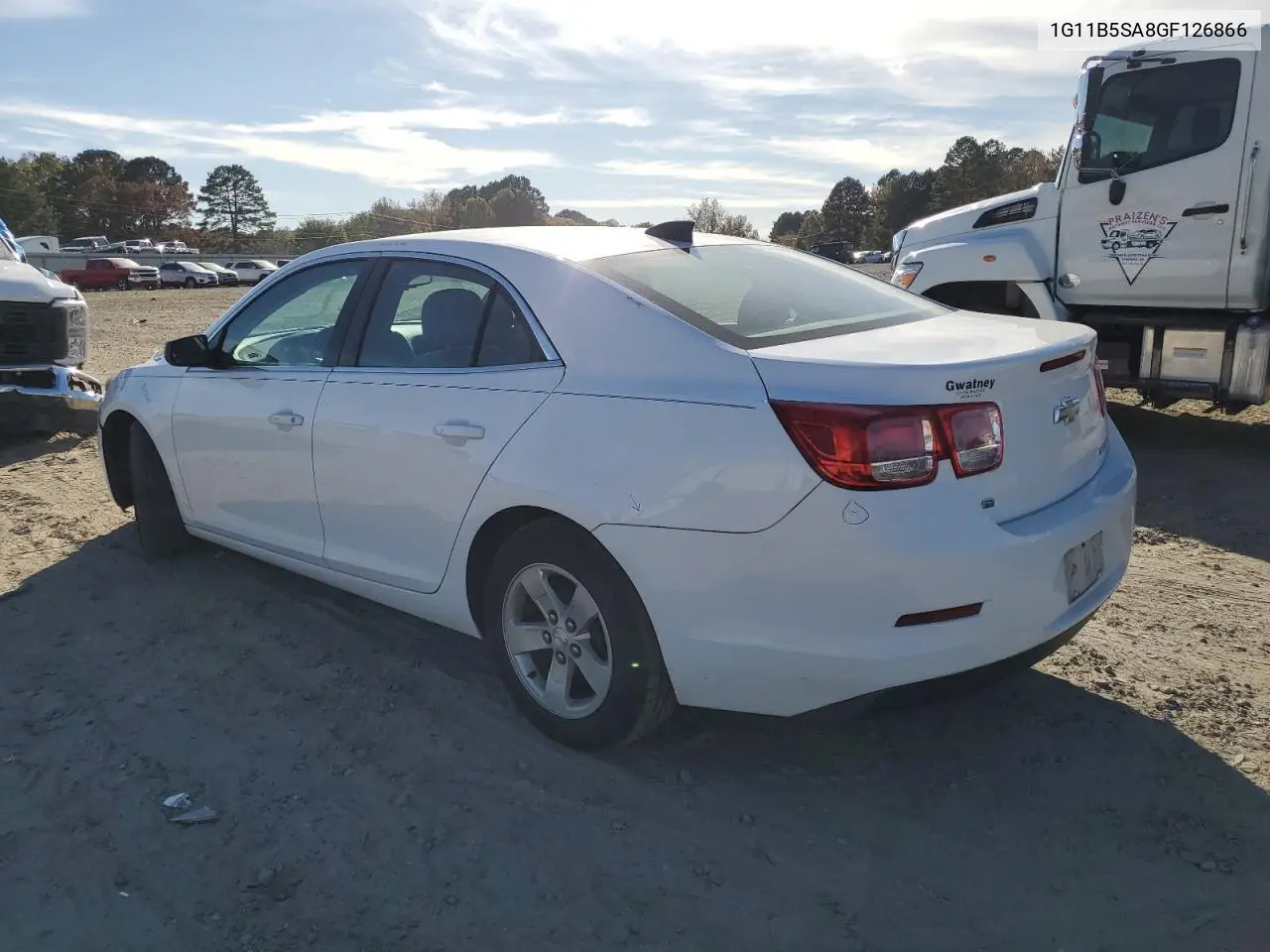 1G11B5SA8GF126866 2016 Chevrolet Malibu Limited Ls