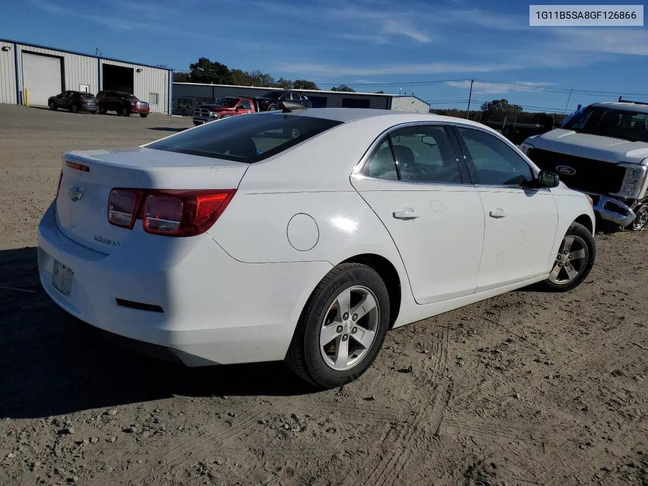 1G11B5SA8GF126866 2016 Chevrolet Malibu Limited Ls