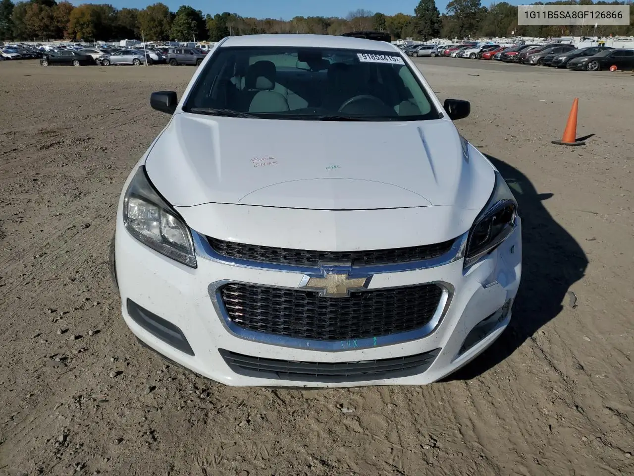 1G11B5SA8GF126866 2016 Chevrolet Malibu Limited Ls