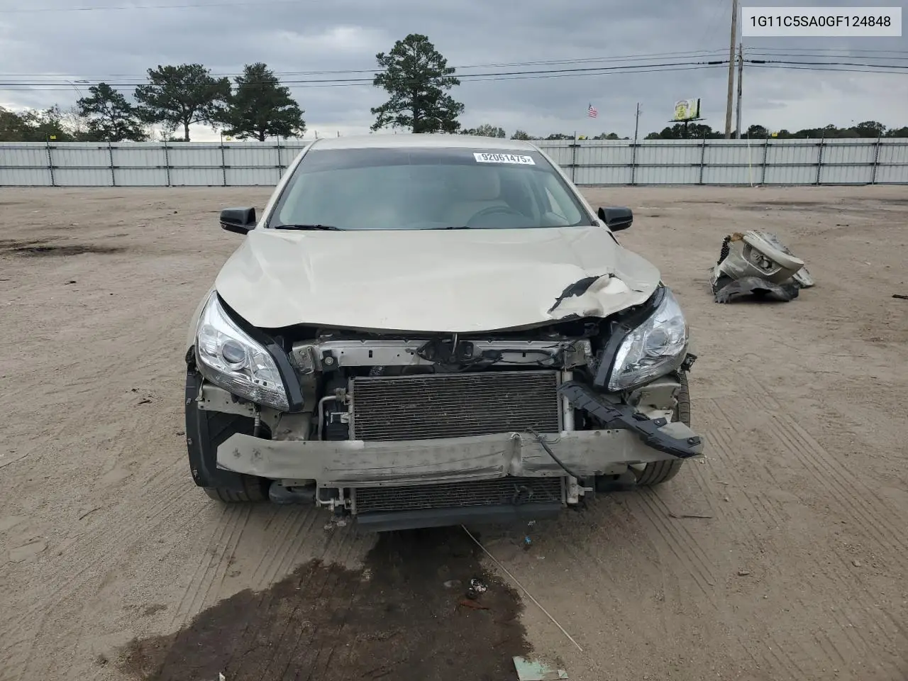 1G11C5SA0GF124848 2016 Chevrolet Malibu Limited Lt