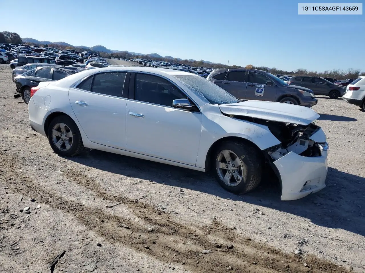 1G11C5SA4GF143659 2016 Chevrolet Malibu Limited Lt