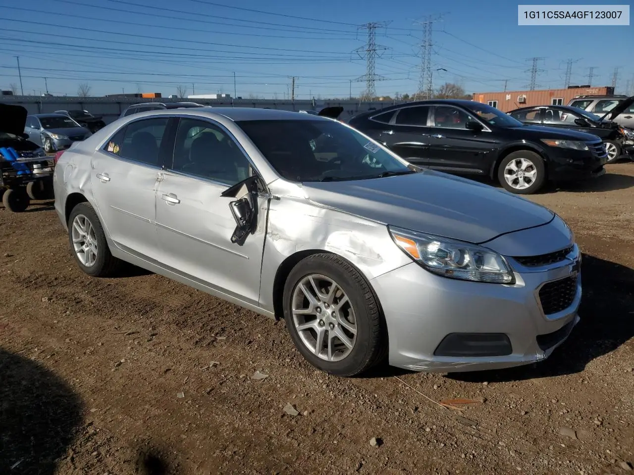 1G11C5SA4GF123007 2016 Chevrolet Malibu Limited Lt