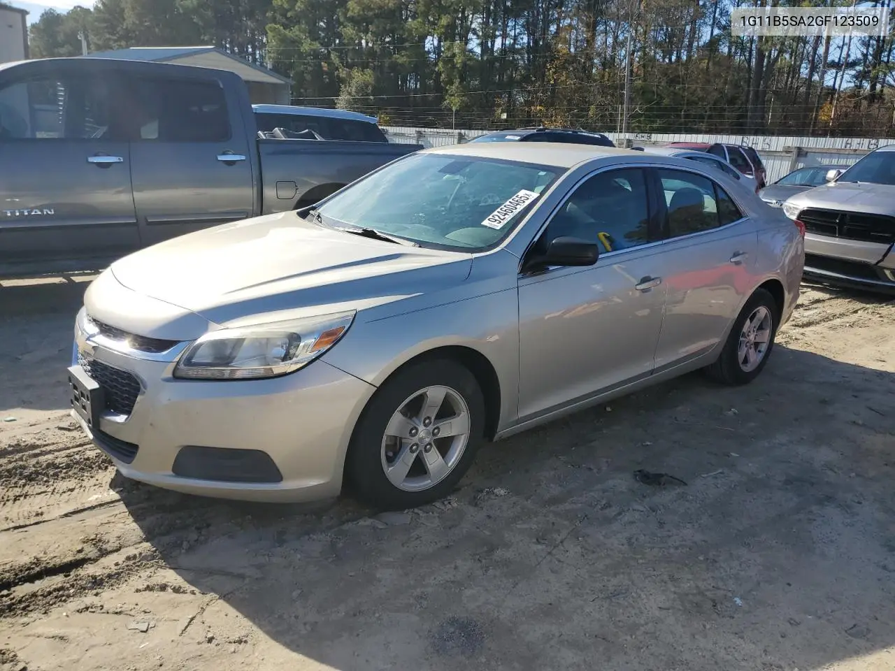 1G11B5SA2GF123509 2016 Chevrolet Malibu Limited Ls