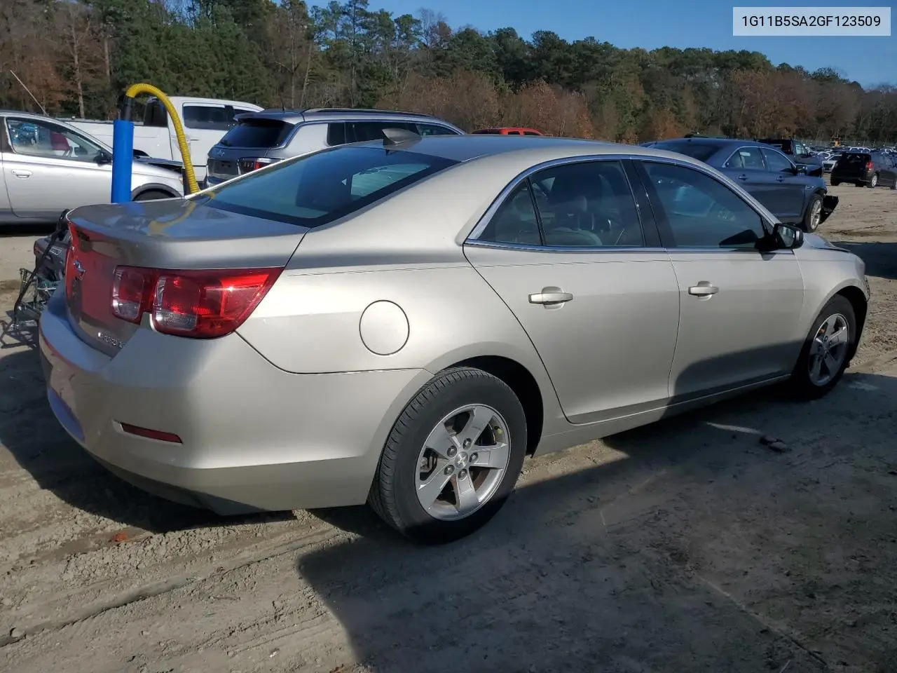 1G11B5SA2GF123509 2016 Chevrolet Malibu Limited Ls