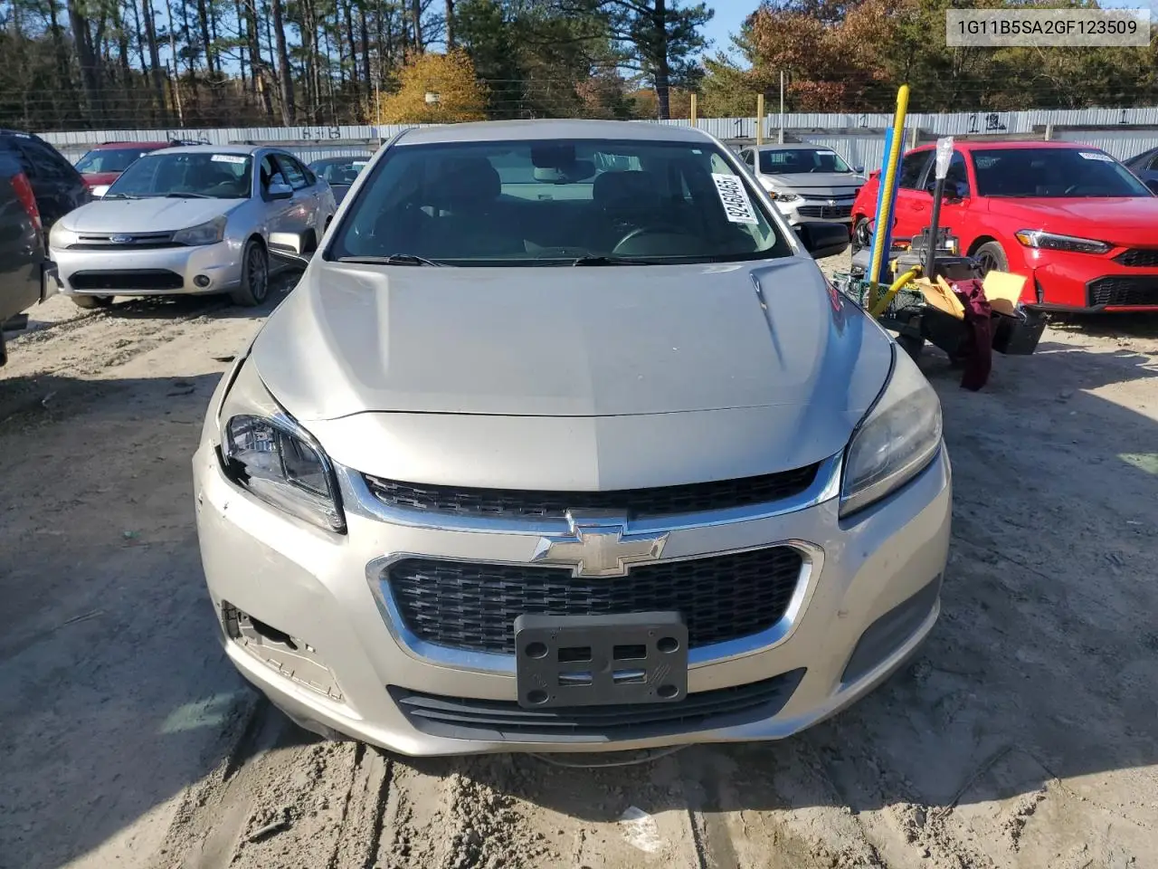1G11B5SA2GF123509 2016 Chevrolet Malibu Limited Ls