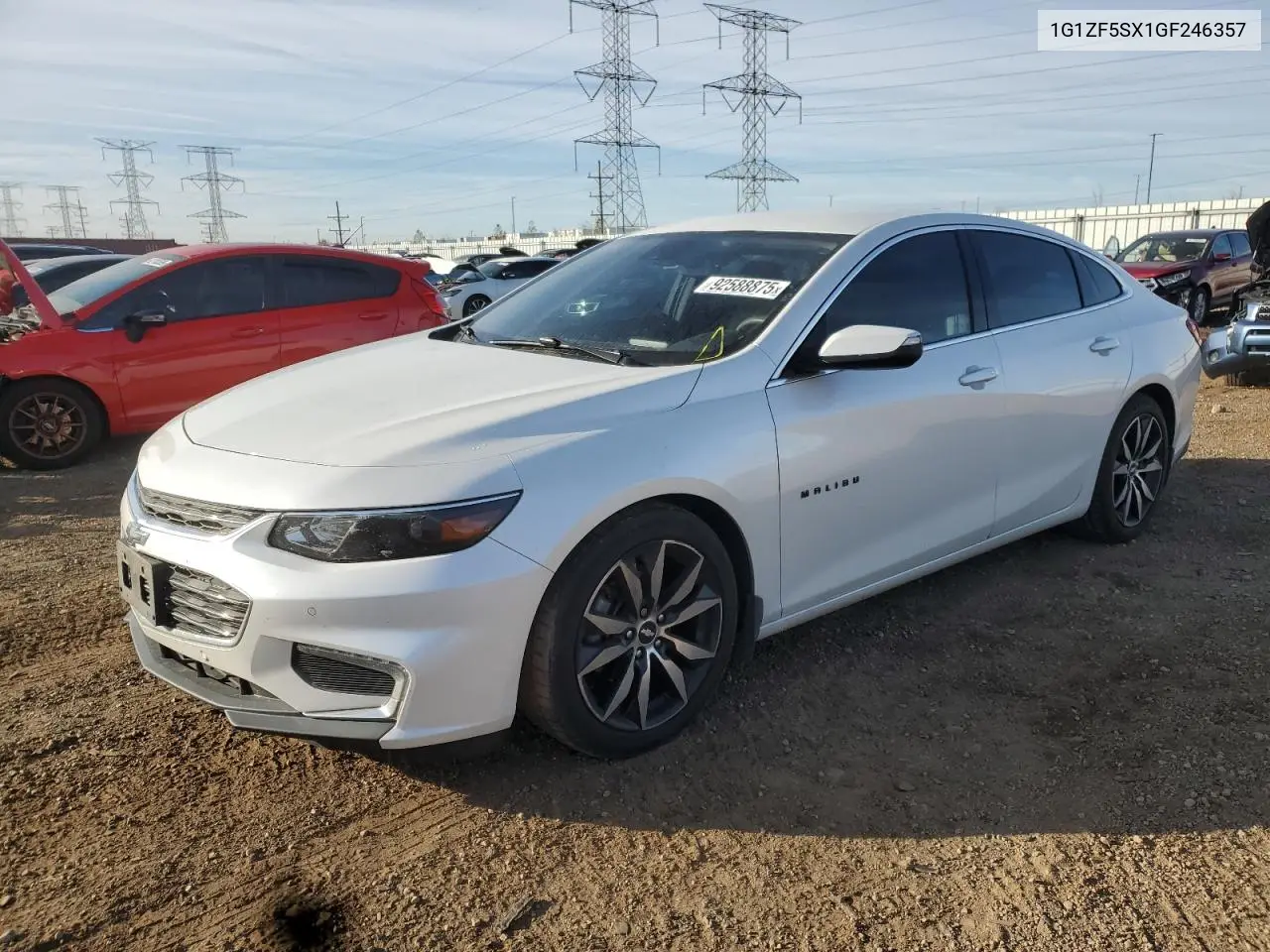 1G1ZF5SX1GF246357 2016 Chevrolet Malibu Lt