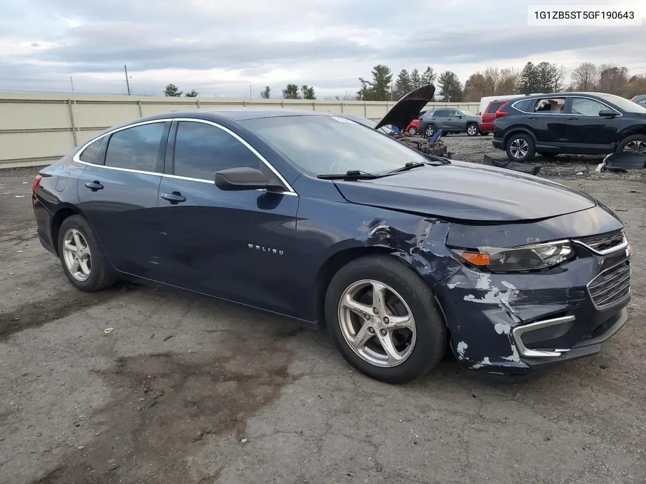 1G1ZB5ST5GF190643 2016 Chevrolet Malibu Ls
