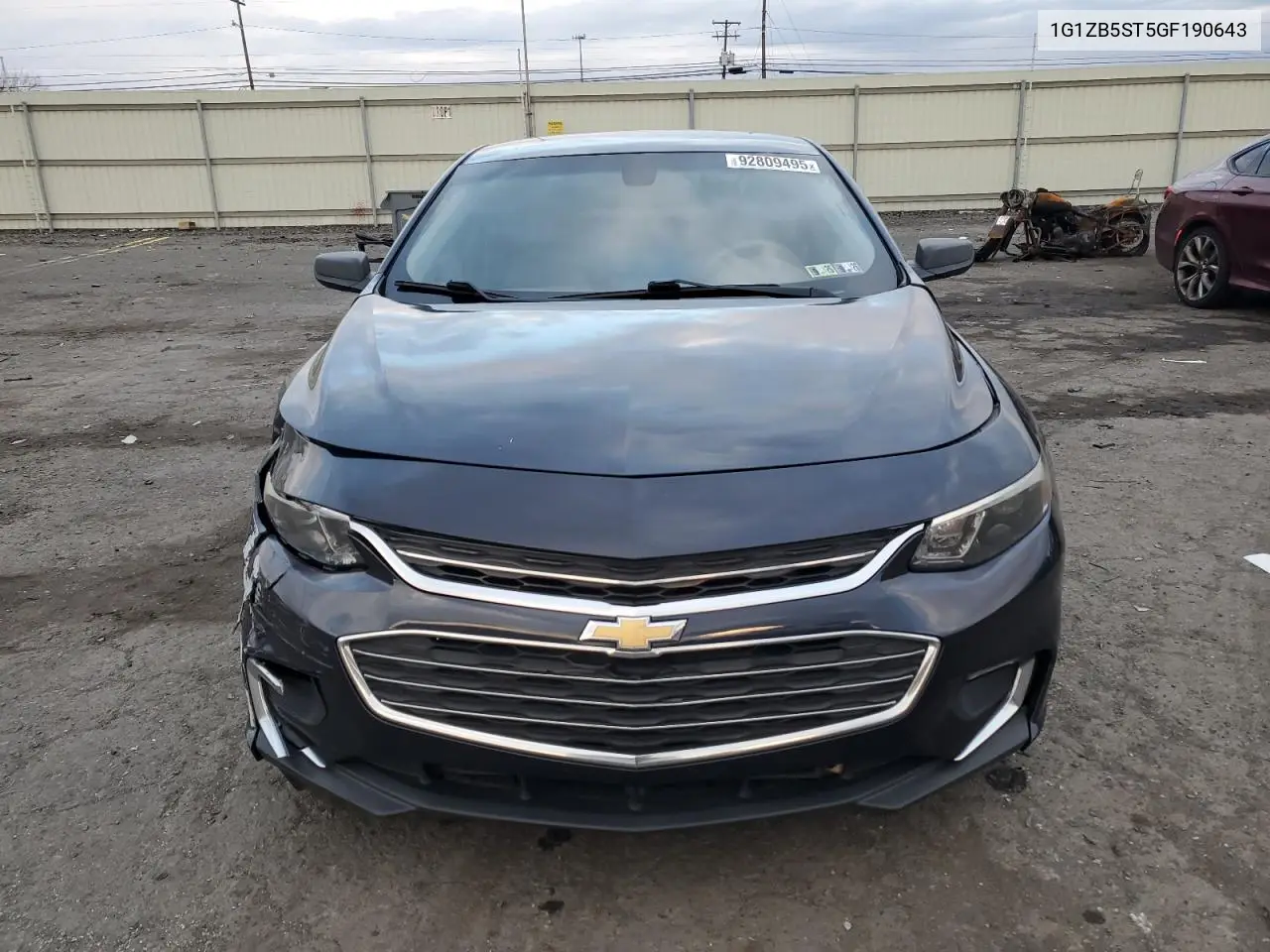 1G1ZB5ST5GF190643 2016 Chevrolet Malibu Ls