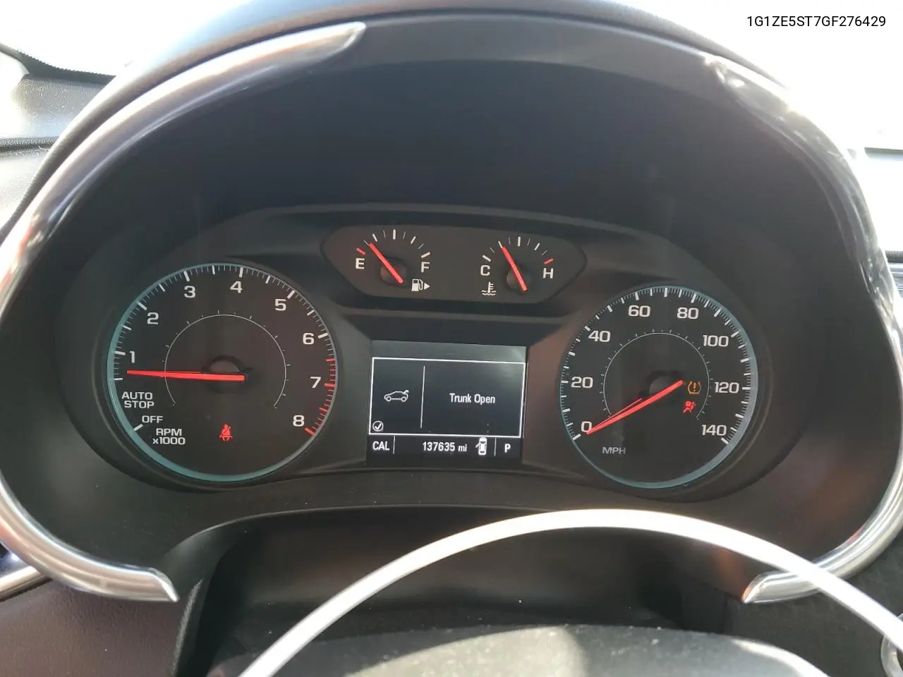 1G1ZE5ST7GF276429 2016 Chevrolet Malibu Lt